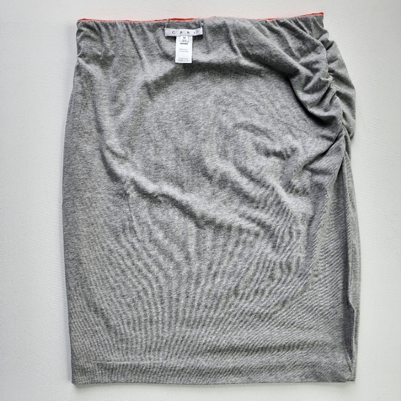 CAbi Reversible Orange Gray Tube Skirt Size M - Picture 2 of 6
